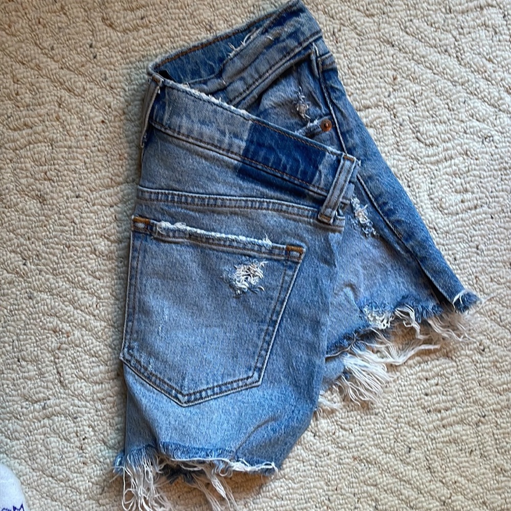 Mom Shorts High Rise - Picture 3 of 4